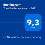 Nicolas - 2 Chambres, Balcon, Parking Prive, Clim 公寓